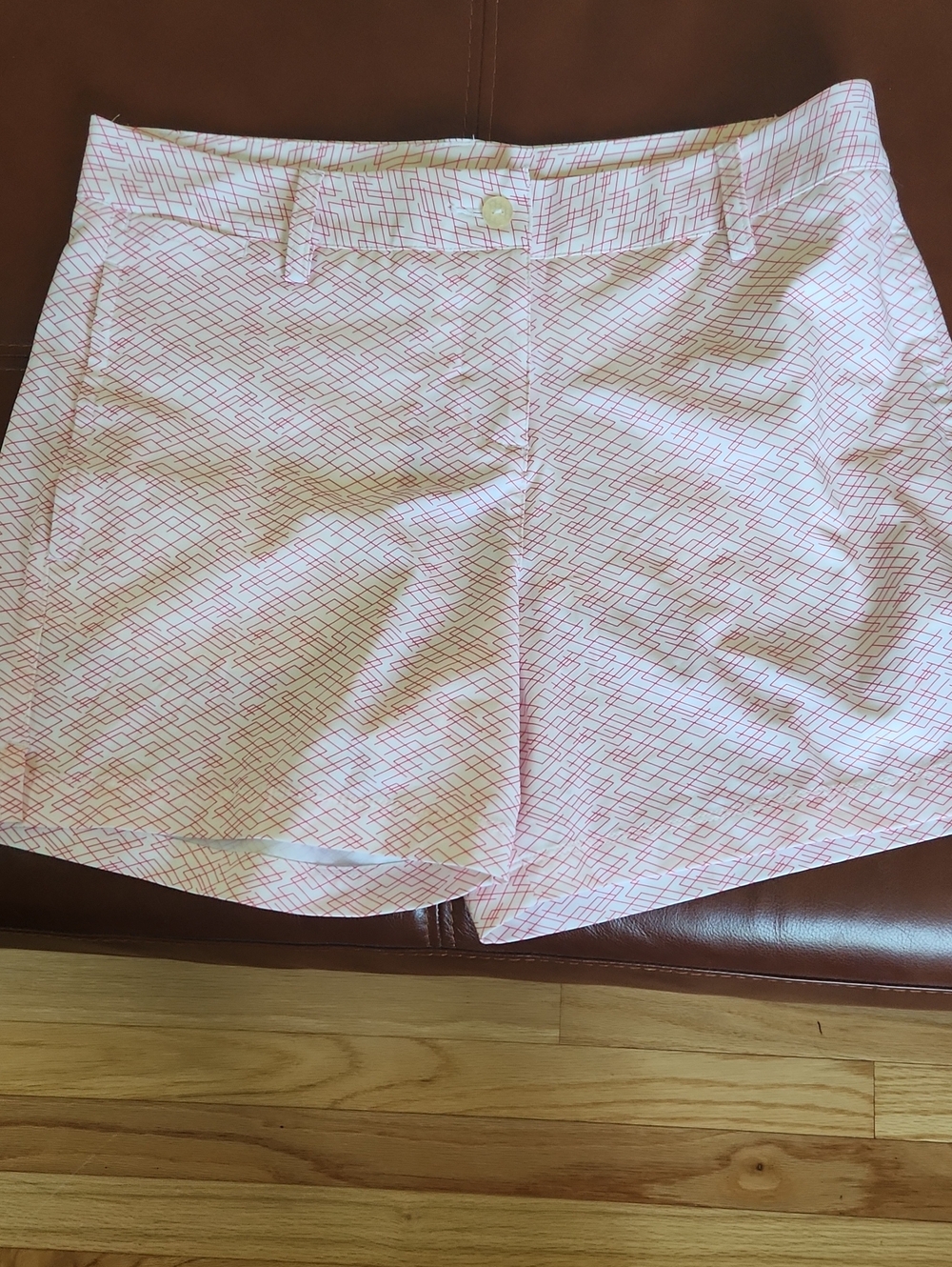 Puma Light Pink Patterned Golf Shorts